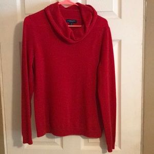 100% Cashmere cowl neck sweater